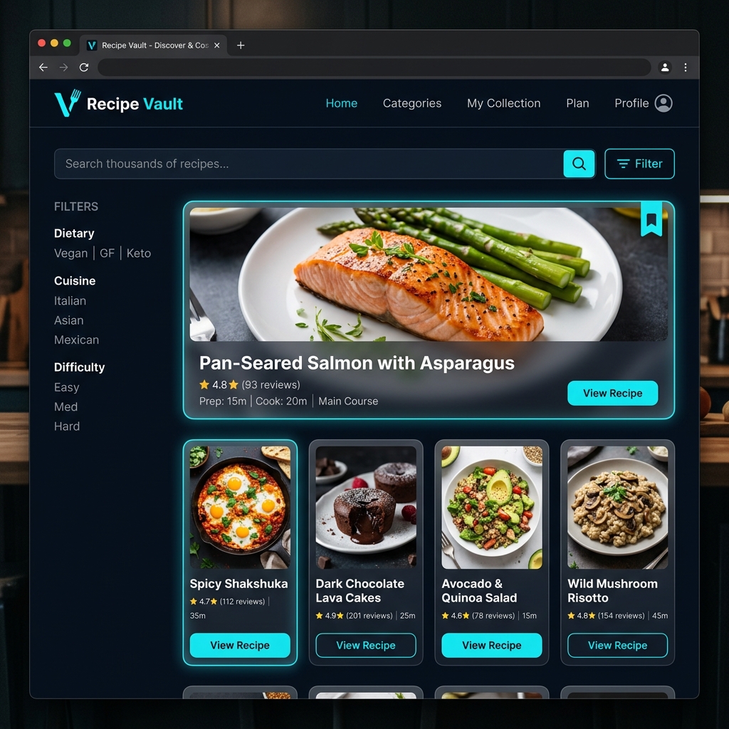 Recipe Vault Preview